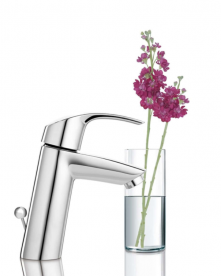 Змішувач для раковини одноважеля Grohe колекція Eurosmart New хром 23323001