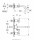 Змішувач для раковини двухвентильний настінний прихований Grohe колекція Atrio хром 20164000