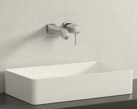 Змішувач для раковини одноважеля настінний Grohe колекція Grandera хром 19929000