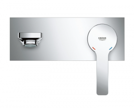 Смеситель для раковины однорычажный настенный скрытый Grohe коллекция Lineare хром 23444001