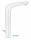Смеситель для раковины однорычажный с донным клапаном высокий Grohe Eurostyle New белый 23569LS3