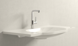 Змішувач для раковини одноважеля з донним клапаном Grohe колекція Lineare хром 23296001