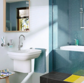 Змішувач для раковини одноважеля високий Grohe Eurosmart хром 23537002