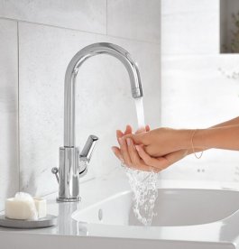 Змішувач для раковини одноважеля високий Grohe Eurosmart хром 23537002