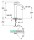 Змішувач для раковини одноважеля високий Grohe колекція Grandera хром / золото 23313IG0