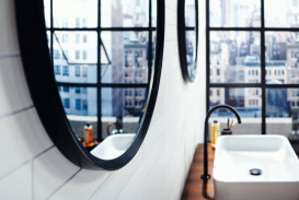 Смеситель для раковины Axor One с донным клапаном черный матовый 48030670