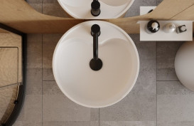 Змішувач для раковини Besco Veo II одноважільний чорний матовий BU-VII-CZ