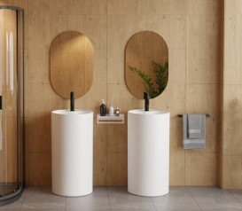 Смеситель для раковины Besco Veo II однорычажный черный матовый BU-VII-CZ