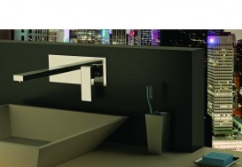 Смеситель для раковины Daniel Skyline настенный однорычажный хром SK632CR