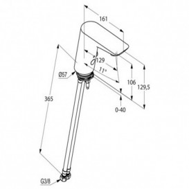 Смеситель для раковины электронный Kludi Balance белый 5220091