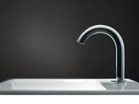 Смеситель для раковины Geberit Piave электронный питание от сети хром глянцевый 116.162.21.1