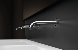 Змішувач для раковини Geberit Piave електронний настінний харчування від генератора хром глянсовий 116.266.21.1