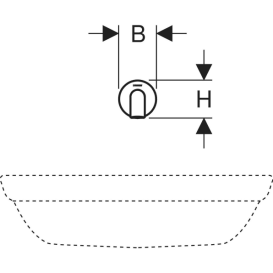 Змішувач для раковини Geberit Piave живлення від мережі для функціонального блоку прихованого монтажу латунь нерж сталь матовий 116.261.SN.1