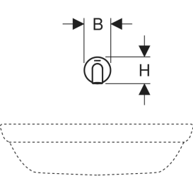 Змішувач для раковини Geberit Piave живлення від генератора для функціонального блоку прихованого монтажу латунь нерж сталь матовий 116.286.SN.1