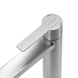 Змішувач для раковини Granado Berga alto одноважільний нержавіюча сталь gz0909A