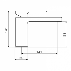 Змішувач для раковини GRB Despertar XL одноважельний білий 85510871
