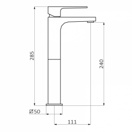 Змішувач для раковини GRB Kala одноважельний з донним клапаном білий 60517602