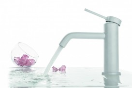 Смеситель для раковины GRB Time White Male однорычажный белый матовый 47510471