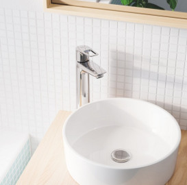 Змішувач для раковини Grohe BauLoop одноважільний хром 23764001