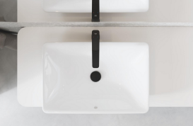 Змішувач для раковини Grohe Cubeo одноважільний чорний матовий 1017292430