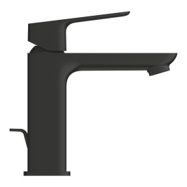 Смеситель для раковины Grohe Cubeo однорычажный с донным клапаном черный матовый 1017562430