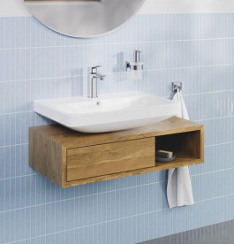 Смеситель для раковины Grohe Dice M-Size однорычажный с донным клапаном хром 1018330000