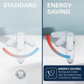 Смеситель для раковины Grohe Dice M-Size однорычажный с донным клапаном хром 1018360000