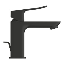 Змішувач для раковини Grohe Dice S-Size одноважільний із донним клапаном чорний матовий 1018562430