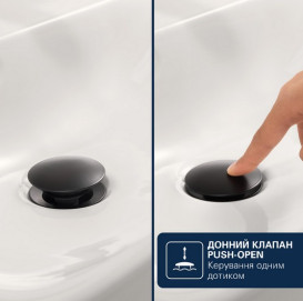 Смеситель для раковины Grohe Dice S-Size однорычажный с донным клапаном черный матовый 1018612430