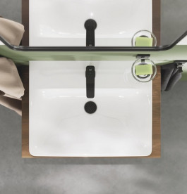 Смеситель для раковины Grohe Dice S-Size однорычажный с донным клапаном черный матовый 1018612430