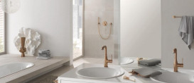 Смеситель для раковины Grohe Essence L-Size с донным клапаном теплый закат матовый 24174DL1