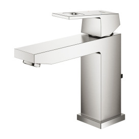 Змішувач для раковини Grohe Eurocube M-Size із донним клапаном суперсталь 23445DC0