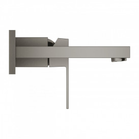 Змішувач для раковини Grohe Eurocube одноважільний настінний темний графіт матовий 19895AL0