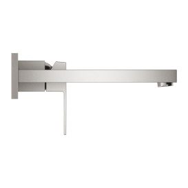Смеситель для раковины Grohe Eurocube однорычажный настенный суперсталь 23447DC0