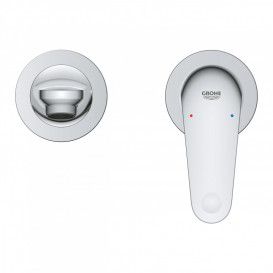 Смеситель для раковины Grohe EuroEco однорычажный настенный хром 24274001