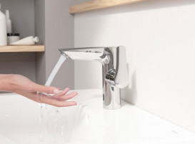 Змішувач для раковини Grohe Eurosmart одноважільний/безконтактний хром 23975003