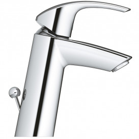 Смеситель для раковины Grohe EuroSmart однорычажный с донным клапаном хром 2339310E