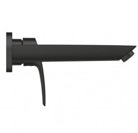 Смеситель для раковины Grohe Eurosmart однорычажный настенный черный матовый 293382433