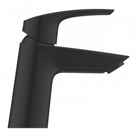 Змішувач для раковини Grohe Eurosmart одноважільний із донним клапаном чорний матовий 239682433