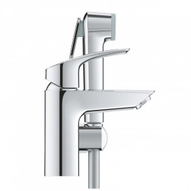 Смеситель для раковины Grohe Eurosmart с гигиеническим душем хром 23124003