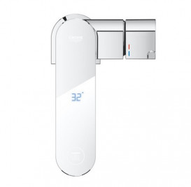 Смеситель для раковины Grohe Plus однорычажный с индикатором температуры хром 23959003