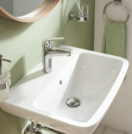 Смеситель для раковины Grohe Swift QuickFix M-Size однорычажный с донным клапаном хром 24329001