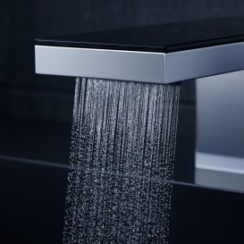 Смеситель для раковины Hansgrohe Axor MyEdition хром/черное стекло 47010600