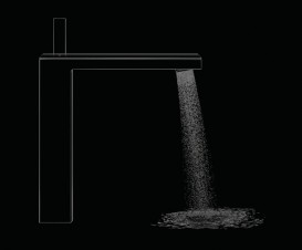 Смеситель для раковины Hansgrohe Axor MyEdition чёрный матовый/брашированная бронза 47020360