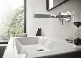 Смеситель для раковины Hansgrohe Finoris настенный хром 76050000