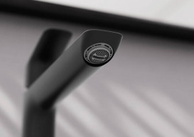 Смеситель для раковины Hansgrohe Logis однорычажный матовый черный 71253670