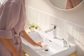 Смеситель для раковины Hansgrohe Rebris S CoolStart однорычажный хром 72520000