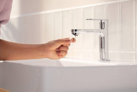 Смеситель для раковины Hansgrohe Rebris S CoolStart однорычажный хром 72520000