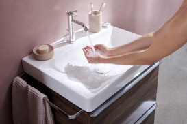 Змішувач для раковини Hansgrohe Tecturis S одноважільний з донним клапаном хром 73310000