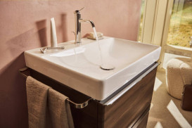 Смеситель для раковины Hansgrohe Tecturis S однорычажный с донным клапаном хром 73314000